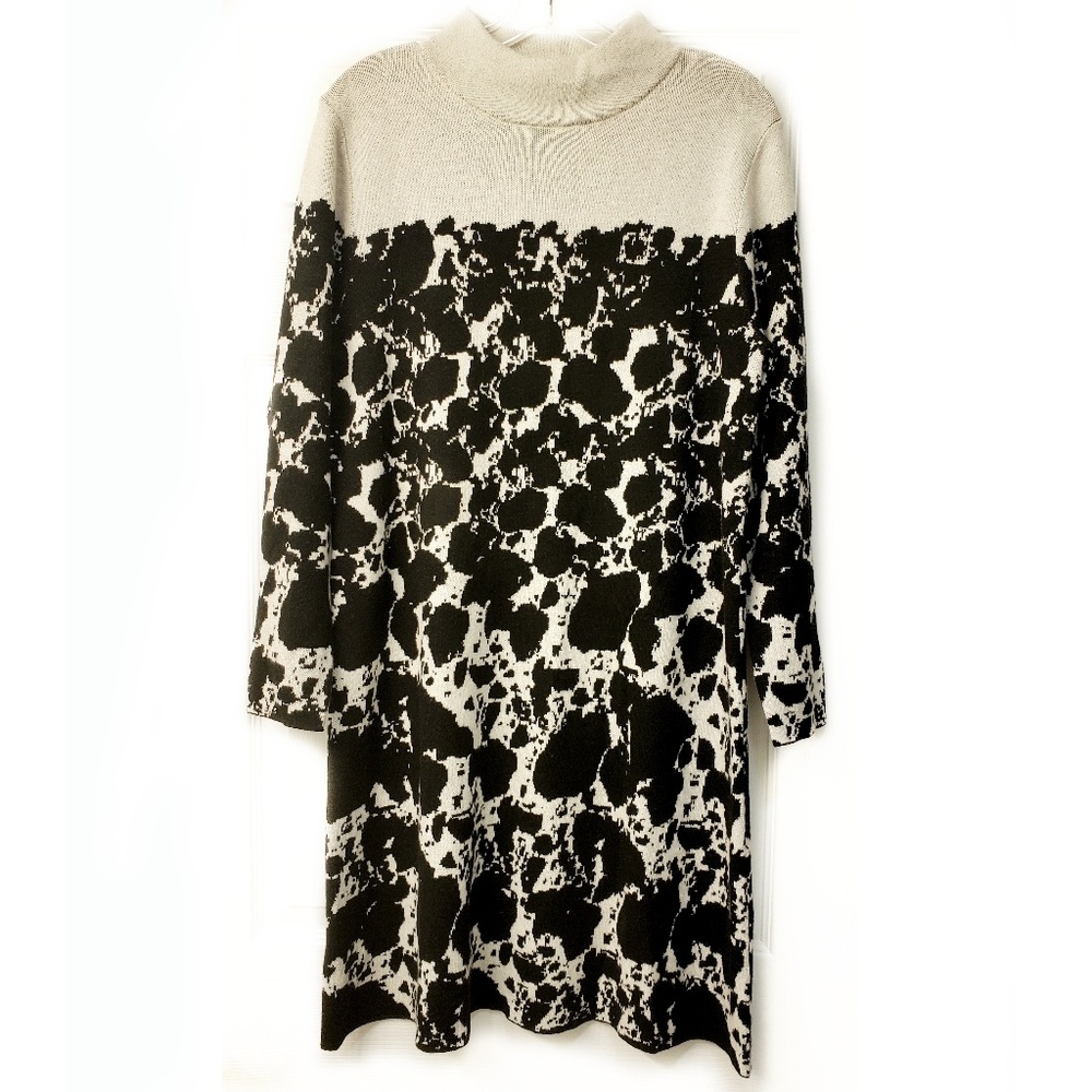 ISABEL DE PEDRO Knit Sweater Dress Ink Blot